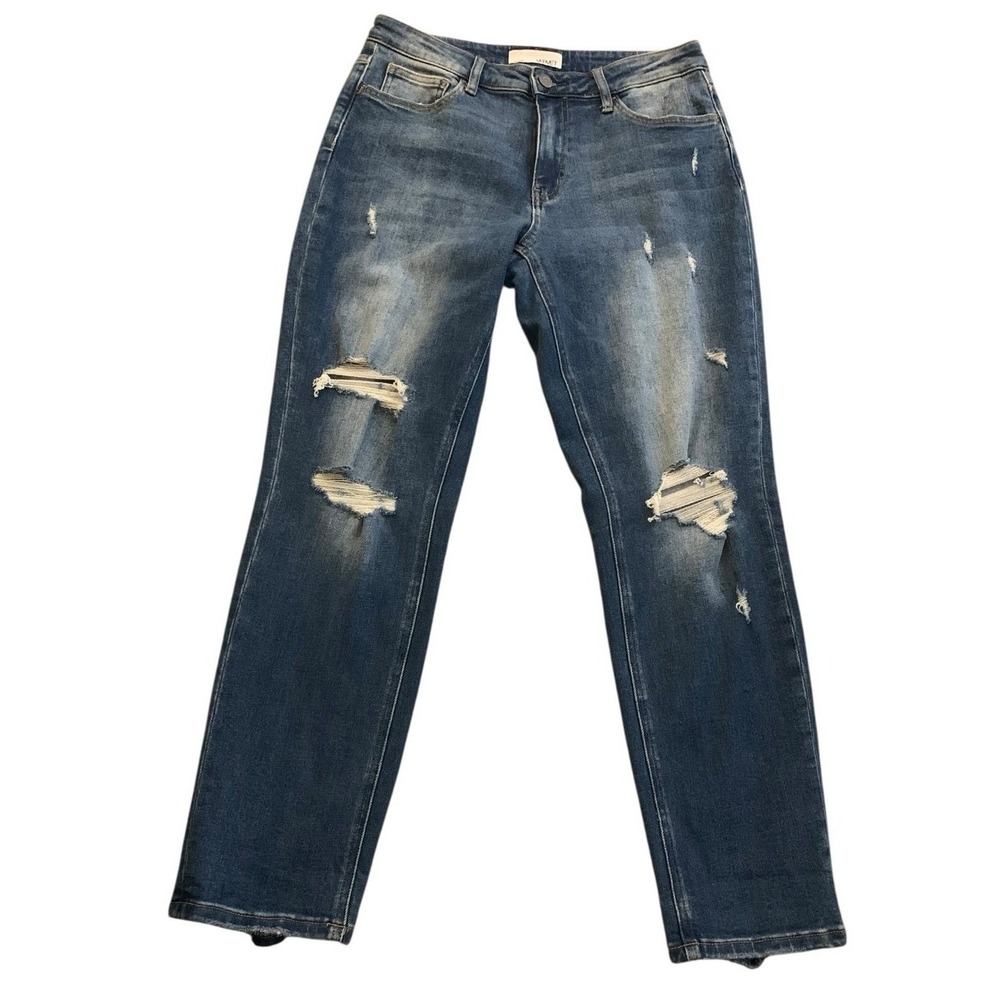Vervet Jeans 28 Blue‎ Distressed Straight Leg V2116M Denim Grunge Streetwear